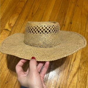 RESISTOL Stagecoach Self Conforming USA Made Farmer Straw Woven Hat Size 7.5